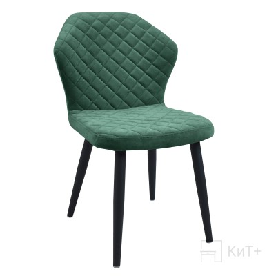 Стул Бергамо ЭЙР, ножки черный муар, велюр Catania Izumrud