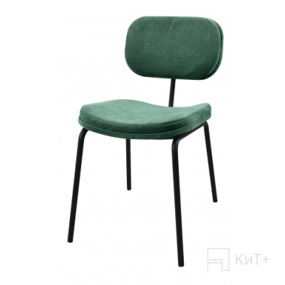 Стул Осло, ножки черный муар, велюр Catania Izumrud
